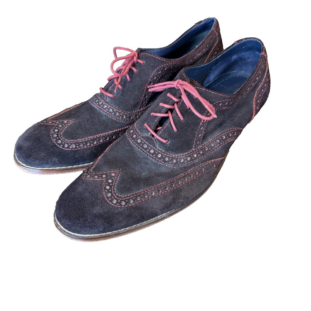 Cole Haan Men's 13 Suede Lace Up Dress Shoes